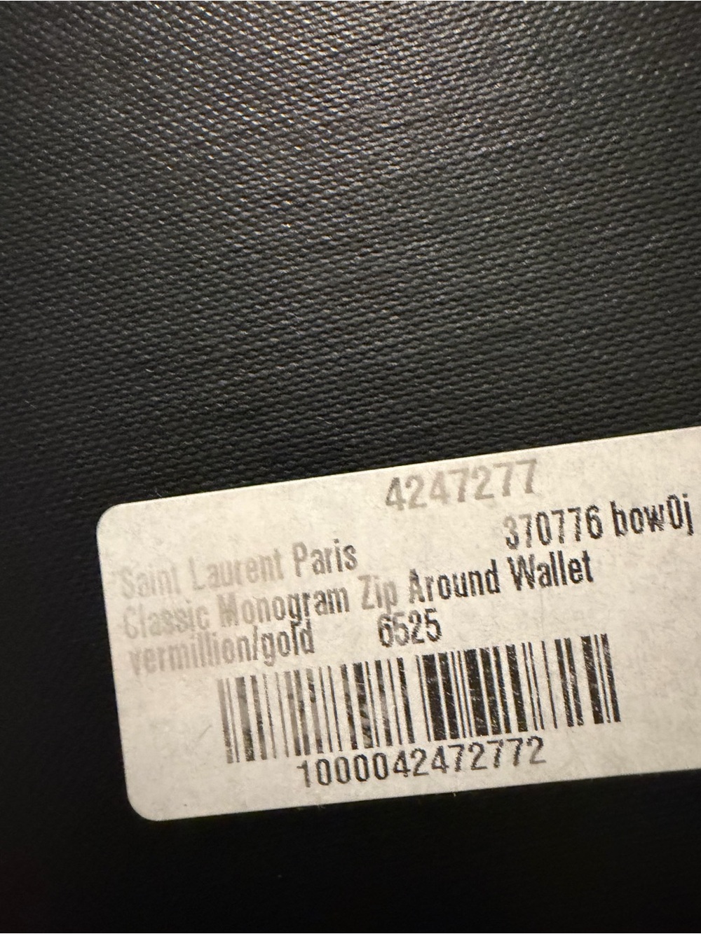 Saint Laurent Red Leather Long Zippy Wallet - Picture 14 of 16
